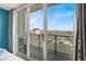 Private balcony with city views, perfect for outdoor relaxation at 150 Las Vegas Blvd # 918, Las Vegas, NV 89101