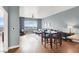 Open-concept living room featuring a dining area and gorgeous city views at 150 Las Vegas Blvd # 918, Las Vegas, NV 89101