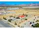 Wide aerial shot showcasing desert landscape, home, and surroundings at 2801 Peggy Ave, Pahrump, NV 89048