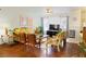 Cozy living room with a fireplace and lots of natural light at 2801 Peggy Ave, Pahrump, NV 89048