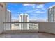 Balcony view with clear skies overlooking city and distant mountains at 2877 Paradise Rd # 2704, Las Vegas, NV 89109