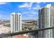 View of the city and the mountains in the distance at 2877 Paradise Rd # 2704, Las Vegas, NV 89109