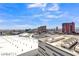 Spectacular aerial view showcasing the vibrant city skyline, highlighting the prime location and urban lifestyle at 2877 Paradise Rd # 2704, Las Vegas, NV 89109