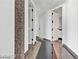 Hallway features granite accents and contrasting flooring, leading to other rooms at 2877 Paradise Rd # 2704, Las Vegas, NV 89109