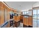 Modern kitchen featuring sleek cabinetry, stainless steel appliances, and a functional island at 2877 Paradise Rd # 2704, Las Vegas, NV 89109