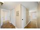 Hallway features tile flooring, closet, and front door at 3123 Key Largo Dr # 101, Las Vegas, NV 89120