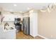 Well-lit kitchen with stainless steel appliances, including refrigerator and gas range at 3123 Key Largo Dr # 101, Las Vegas, NV 89120