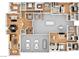 Detailed floor plan showcasing the layout of a spacious home and furniture placement at 3910 W Pebble Rd, Las Vegas, NV 89139