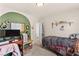 Cozy bedroom features carpeted flooring, warm tones, and neutral furnishings at 4352 Browns Creek Ave, North Las Vegas, NV 89084