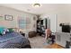 A comfortably furnished bedroom with space for sleeping and studying at 4352 Browns Creek Ave, North Las Vegas, NV 89084