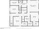 Detailed floor plan featuring bedrooms, bathrooms, closets, and a laundry room for comfortable living at 4352 Browns Creek Ave, North Las Vegas, NV 89084