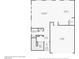 Detailed floor plan showcasing the layout of the kitchen, living room, bathroom, and garage at 4352 Browns Creek Ave, North Las Vegas, NV 89084