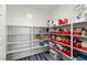 Well-stocked pantry with organized shelving, providing ample storage for groceries and household essentials at 4801 Westmont Dr, Pahrump, NV 89061