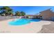 Community pool surrounded by ample space, enhancing outdoor experiences at 5245 Golden Ln, Las Vegas, NV 89119