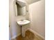 This bathroom features a single sink vanity and tile floors at 5384 Hanging Tree Ln, Las Vegas, NV 89118