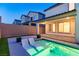 Captivating backyard pool area with relaxing lounge chairs and a spacious covered patio at 6545 Vanhoven Crest St, Las Vegas, NV 89166