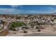 Community park aerial view with walking paths and recreation areas at 703 Flaming Cliffs Ct, Henderson, NV 89014