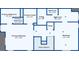 Detailed floorplan of second floor featuring primary bedroom, bathrooms and closets at 7364 N Decatur Blvd # 4, Las Vegas, NV 89131