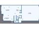 Detailed floorplan of first floor with kitchen, living room, dining room, and garage at 7364 N Decatur Blvd # 4, Las Vegas, NV 89131