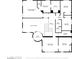 Layout of the house showing the placement of the primary bedroom, bathroom, and bedrooms at 8429 Brackenfield Ave, Las Vegas, NV 89178