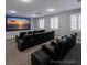 Luxurious home theater featuring comfortable seating, a large screen, and optimal viewing experience at 8429 Brackenfield Ave, Las Vegas, NV 89178