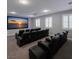 Home theater features comfortable seating and a large screen for an immersive cinematic experience at 8429 Brackenfield Ave, Las Vegas, NV 89178