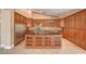 Kitchen boasts ample cabinet space, stainless steel appliances and large center island at 8851 Quintane Ln, Las Vegas, NV 89123