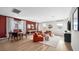 Spacious recreation room complete with a pool table, seating area, and windows offering beautiful views at 91 Tardando Ave, Henderson, NV 89015