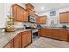 Well-appointed kitchen featuring modern appliances, ample counter space, and stylish cabinetry at 9494 Alma Ridge Ave, Las Vegas, NV 89178
