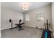 Home gym space with weightlifting equipment and natural light at 193 Elder View Dr, Las Vegas, NV 89138