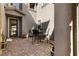 Charming courtyard patio features pavers and an outdoor seating area at 193 Elder View Dr, Las Vegas, NV 89138