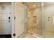 Bathroom features a stand up tile shower with glass door at 2000 Fashion Show Dr # 5300, Las Vegas, NV 89109