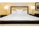 Bedroom showcases a plush bed with padded headboard flanked by matching lamps and nightstands at 2000 Fashion Show Dr # 5300, Las Vegas, NV 89109
