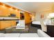 Bedroom features a kitchenette, bed, sitting area, and a glass coffee table at 2000 Fashion Show Dr # 5300, Las Vegas, NV 89109