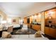 Cozy suite with an open layout featuring a sleeping area and kitchenette at 2000 N Fashion Show Dr # 4301, Las Vegas, NV 89109