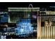 Las Vegas Strip hotels: Venetian, Palazzo, and Treasure Island, at night at 2000 N Fashion Show Dr # 4301, Las Vegas, NV 89109