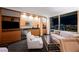 Cozy living room featuring comfortable seating and stunning city views at 2000 N Fashion Show Dr # 4301, Las Vegas, NV 89109