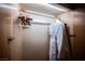 A closet with a bathrobe and hangers at 2000 N Fashion Show Dr # 4302, Las Vegas, NV 89109
