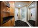 A hallway with built in storage at 2000 N Fashion Show Dr # 4302, Las Vegas, NV 89109