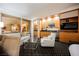 Comfortable living room area featuring kitchenette and comfortable seating arrangements at 2000 N Fashion Show Dr # 4302, Las Vegas, NV 89109