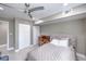 Comfortable bedroom with a cozy bed, desk, and ample closet space at 205 E Harmon Ave # 1007, Las Vegas, NV 89169