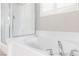 Bathroom boasts a large soaking tub and separate glass-enclosed shower at 2091 Hunt Woods Ct, Laughlin, NV 89029