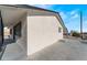 Angle view of a home with gravel landscaping and a freshly painted exterior at 2716 Saber Dr, North Las Vegas, NV 89032