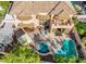 Backyard oasis boasts a sparkling pool, lounge chairs, and a covered patio perfect for outdoor gatherings at 3041 Hammerwood Dr, Las Vegas, NV 89135