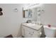 Updated bathroom with a granite counter top and a single sink vanity at 3151 Soaring Gulls Dr # 1192, Las Vegas, NV 89128