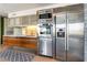 Modern kitchen with stainless steel appliances and wood cabinets, offering sleek design at 3722 Las Vegas Blvd # 1908, Las Vegas, NV 89158