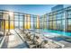 Rooftop pool with lounge chairs and stunning panoramic views at 3722 Las Vegas Blvd # 1908, Las Vegas, NV 89158