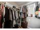 Walk-in closet with clothing rack and wire shelving at 3961 Equinox Ct, Las Vegas, NV 89147