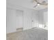 Bedroom featuring neutral carpet, closet and a ceiling fan at 4629 Alta Dr, Las Vegas, NV 89107