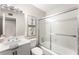 Bathroom features an updated vanity and shower at 6121 Dayton Cir, Las Vegas, NV 89107